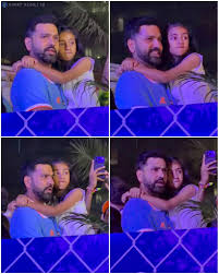 కుమార్తె సమైరాతో రోహిత్ శర్మ క్రేజీ స్టెప్పులు: నెట్టింట వైరల్ వీడియో